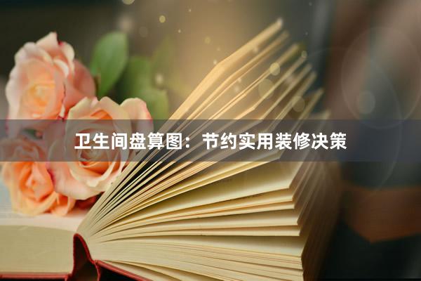 卫生间盘算图：节约实用装修决策